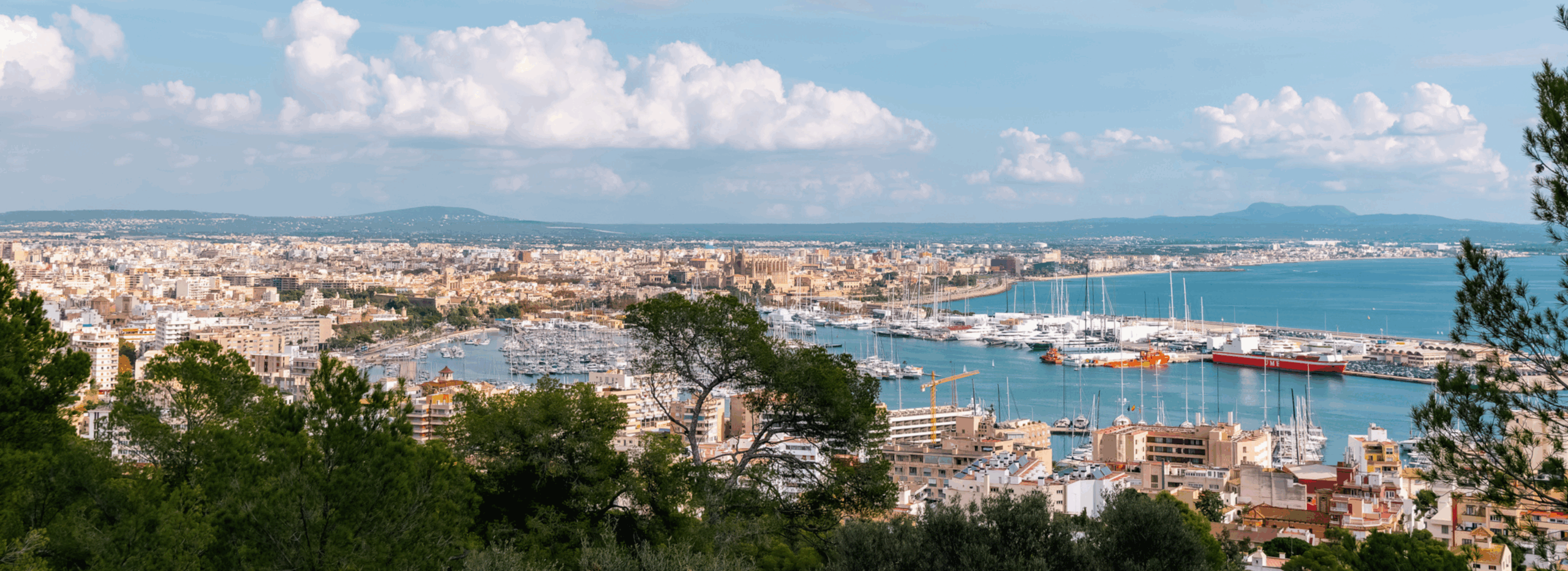 Bellver Castle view of Palma 