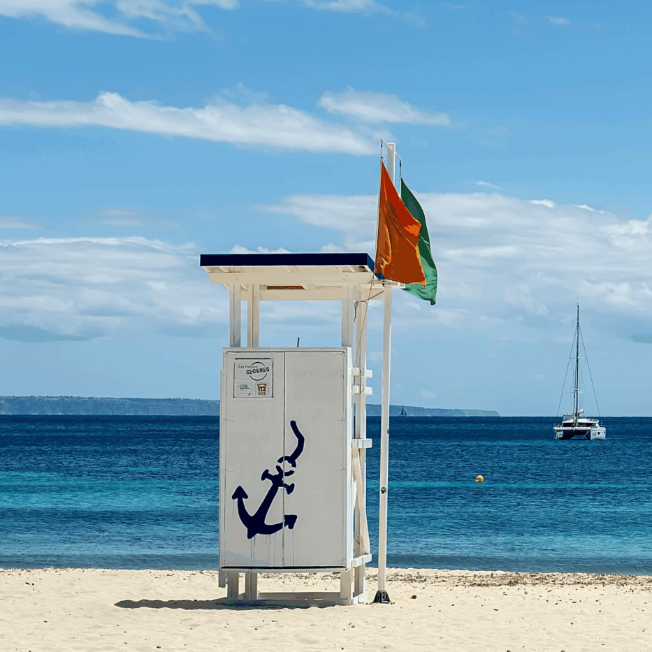 Palmanova beach Majorca Mallorca blue sea