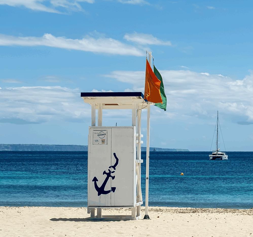 Palmanova beach Majorca Mallorca blue sea