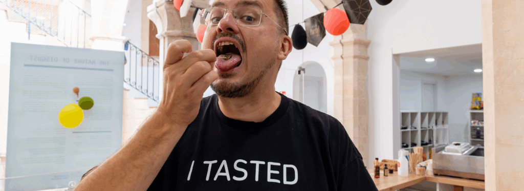 Andreas from the Disgusting Food Museum, Photo by Majorca Mallorca