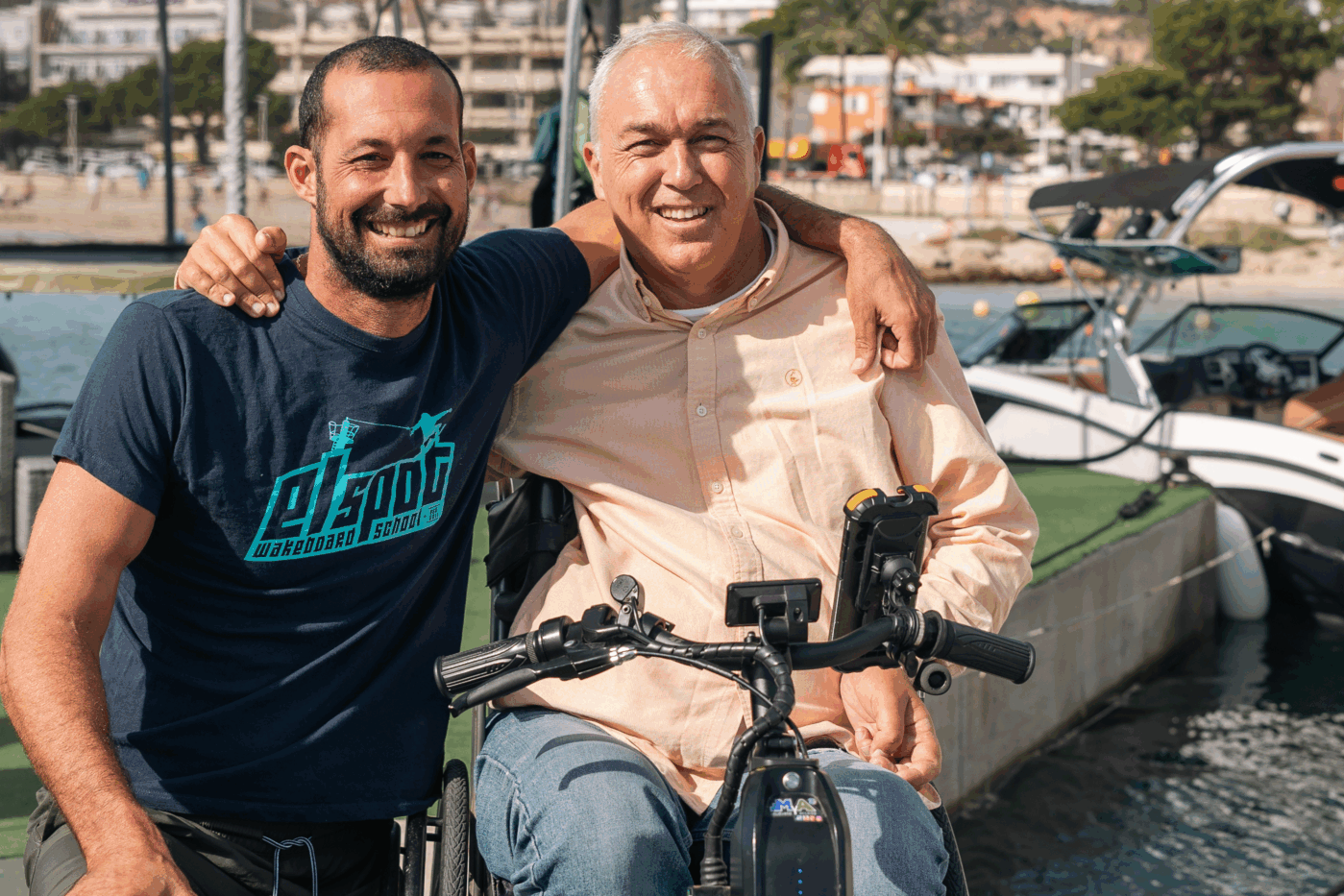 Rafa Winckleman with Mateo from Elspot.