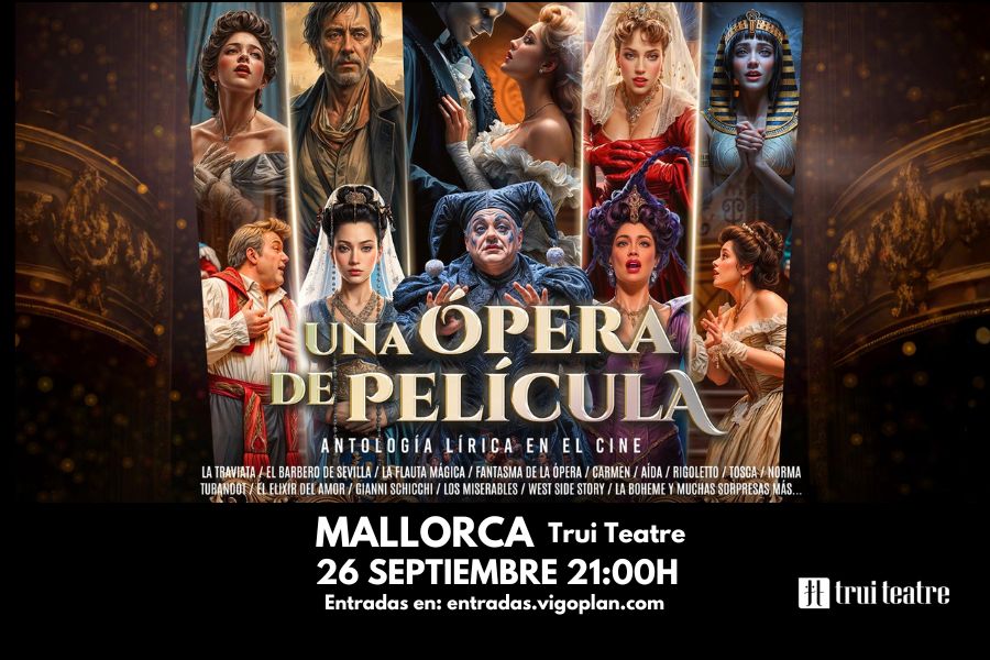 Cast performing Una Ópera de Película at Trui Teatre in Palma